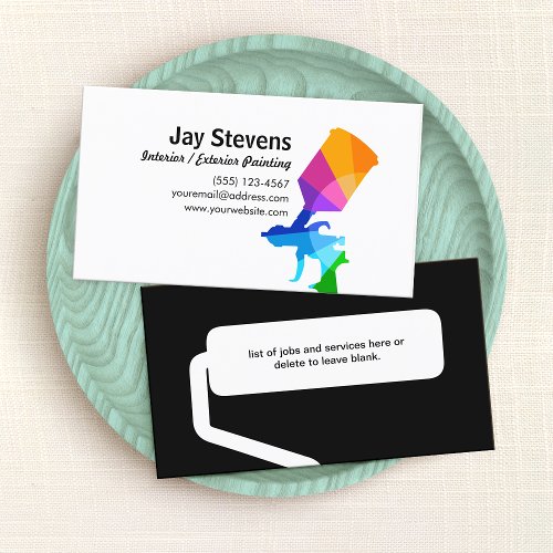 Paint Sprayer House Painter Business card