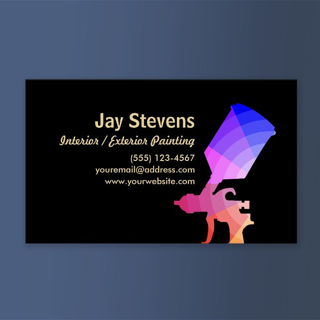 Paint Sprayer Painter Business card (Creator Uploaded)