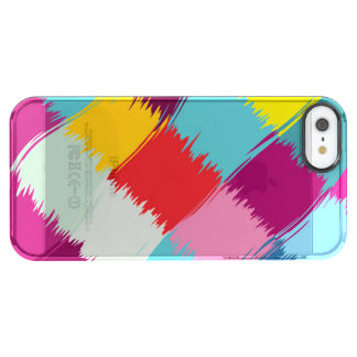Paint strokes abstract design clear iPhone SE/5/5s case