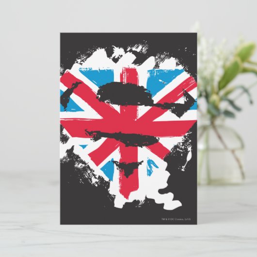 Paint Strokes British S-Shield (Standing Front)