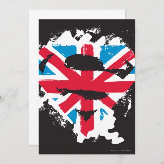 Paint Strokes British S-Shield (Front/Back)