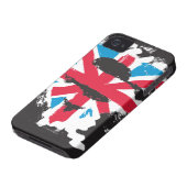 Paint Strokes British S-Shield Case-Mate iPhone Case (Bottom)