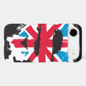 Paint Strokes British S-Shield Case-Mate iPhone Case (Back (Horizontal))