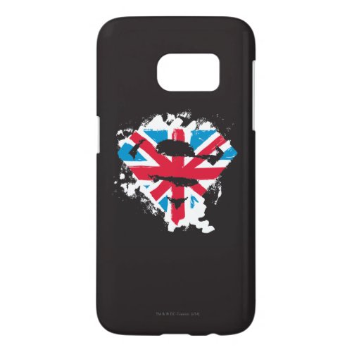 Paint Strokes British S_Shield Samsung Galaxy S7 Case