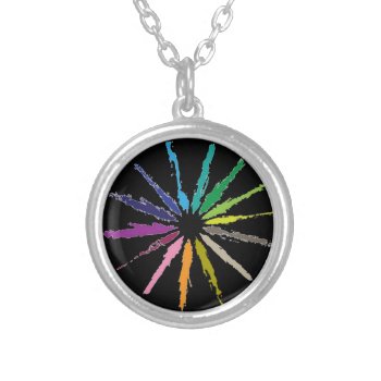 Paint Strokes Necklace by ImGEEE at Zazzle
