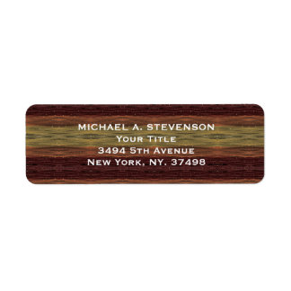 Paint Strokes Personalized Typography Label