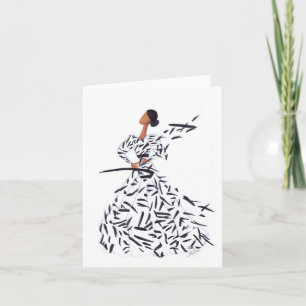 Paint Strokes Thank You Card