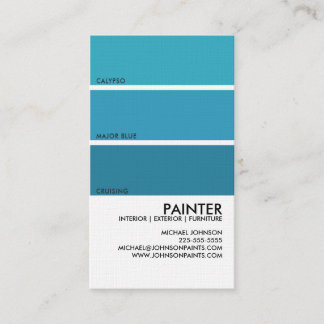 Paint Swatch Business Card