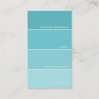 Paint Swatch Business Cards