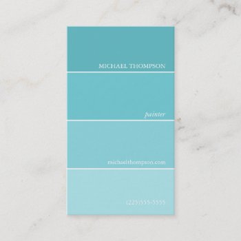 Paint Swatch Business Cards by fancypaperie at Zazzle