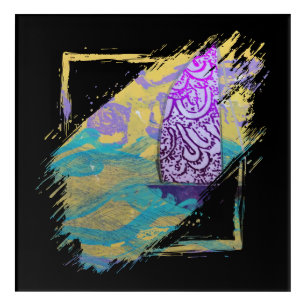 Paint Swatch Lavender Sail Acrylic Print