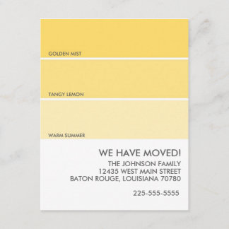 Paint Swatch Moving Announcement