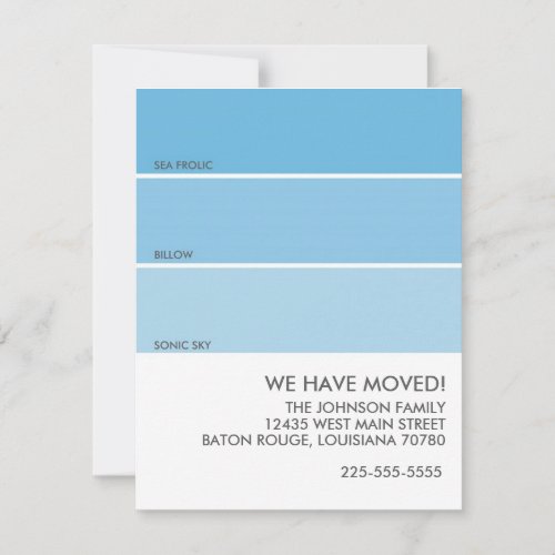 Paint Swatch Moving Announcement