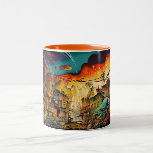 Paint the Skylines Two_Tone Coffee Mug