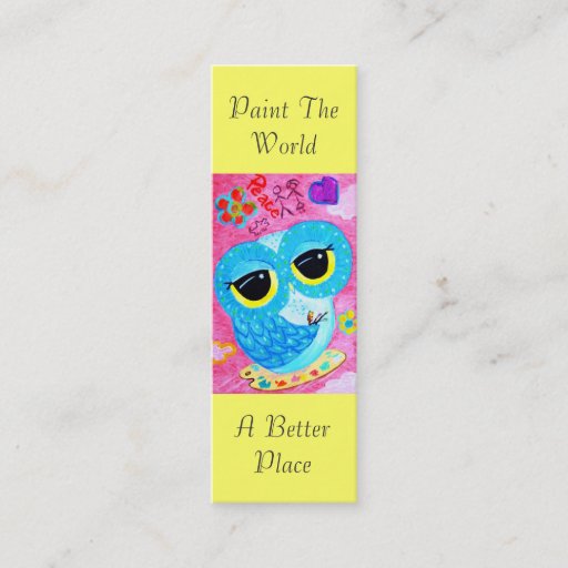 Customizable Paint The World A Better Place Business Card