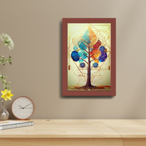 Paint Tree Framed Art