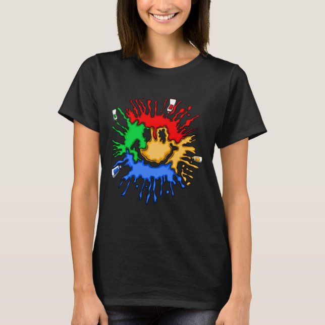 Paint Tube Smile T-Shirt (Front)