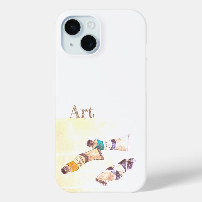 Paint Tubes Case-Mate iPhone Case (Back)