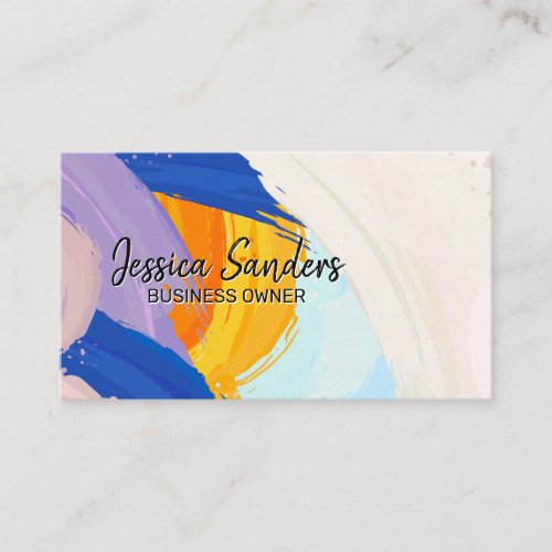 Paint Tubes  Green Paint  Artistry  Watercolor Business Card