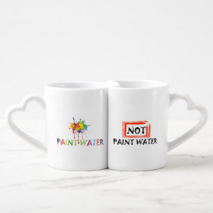Paint Water - Not Paint Water Mug Set for Artists