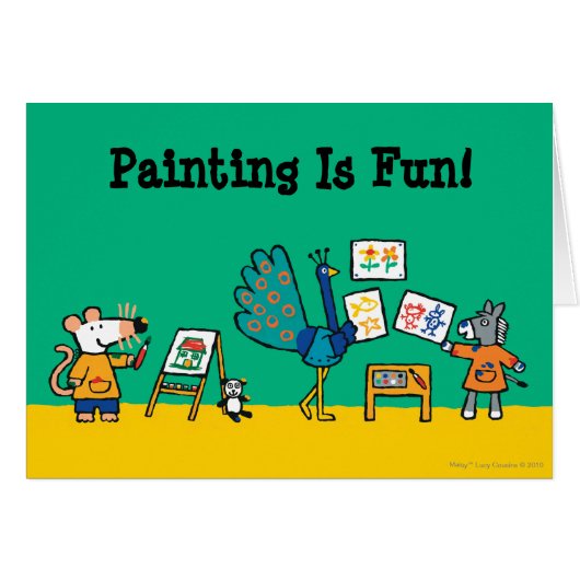 Paint with Maisy! Cards (Front Horizontal)