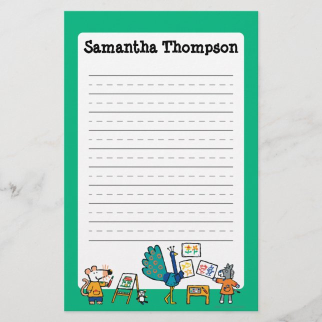 Paint with Maisy! Stationery (Front)