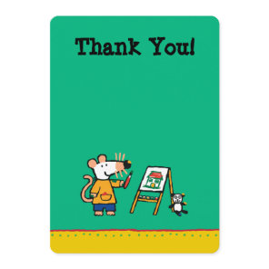 Paint with Maisy! Thank You Card