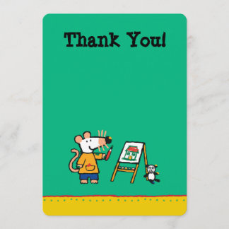 Paint with Maisy! Thank You Card