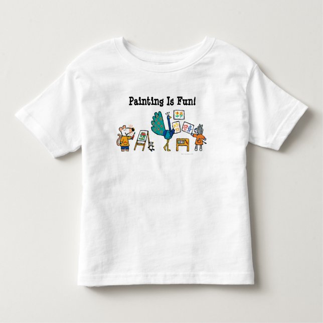 Paint with Maisy! Toddler T-shirt (Front)