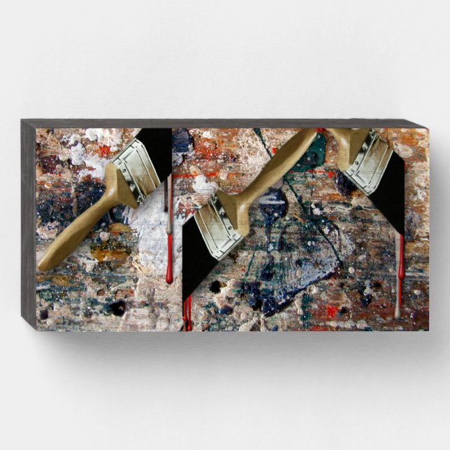 Paint Wooden Box Sign (Front Horizontal)