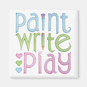 Paint Write Play Magnet