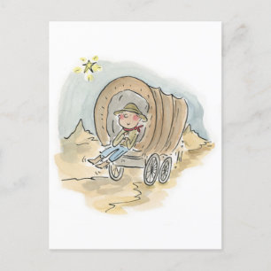 Paint your wagon postcard