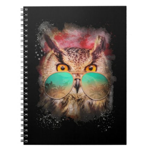 Paintball Airsoft Player Colorful Paintball Mask Notebook