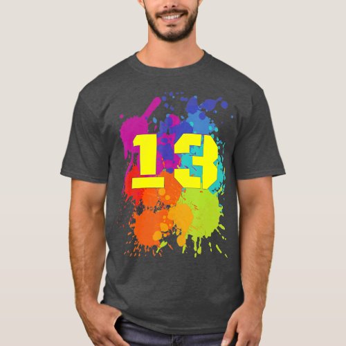 Paintball Birthday Party Boys  Years Old Paint Bal T_Shirt