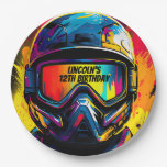 Paintball Birthday Party Personalized Paper Plates