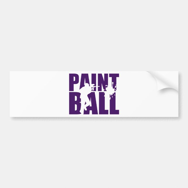 Paintball Bumper Sticker (Front)