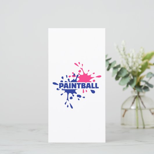 Paintball color splash (Standing Front)