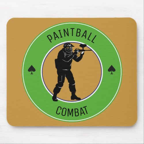 Paintball Combat Mouse Pad