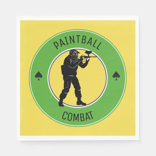 Paintball Combat Napkins (Front)