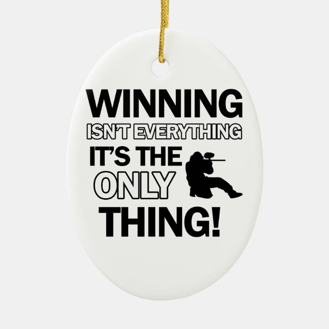 paintball design ceramic ornament (Front)