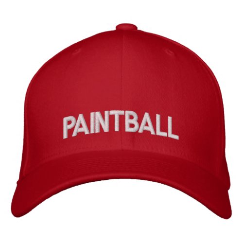 Paintball Embroidered Baseball Hat