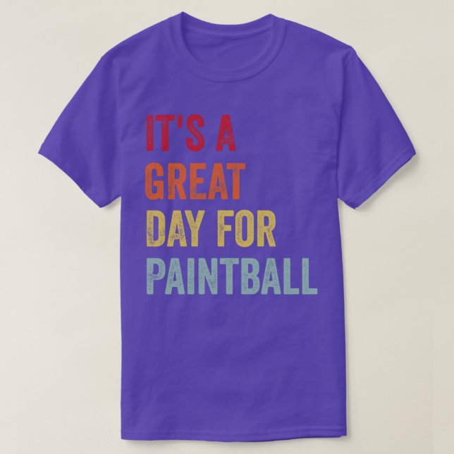 Paintball Enthusiast T-Shirt (Design Front)