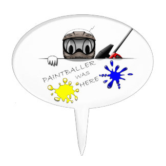 Paintball Gear Cake Topper