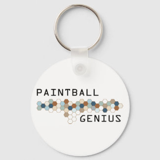 Paintball Genius Keychain