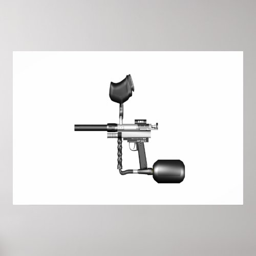 Paintball Gun Poster