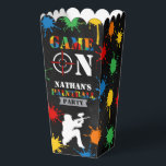 Paintball Kids Birthday Party Favor Boxes<br><div class="desc">Send guests home with a blast! This fun paintball-themed favor box features bold paint splatter graphics and can be personalized with your child’s name and age. Perfect for holding small treats, toys, or party goodies at any boys, kids or teen birthday party. A fun and colorful way to wrap up...</div>