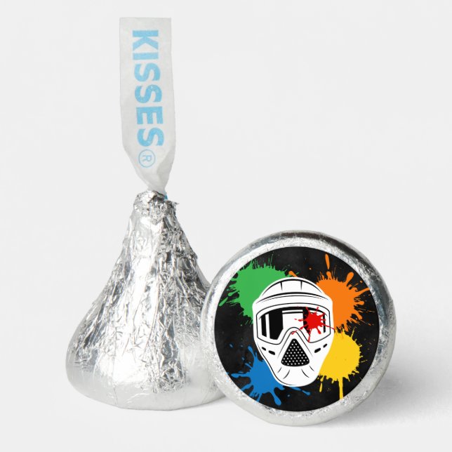 Paintball Kids Birthday Party Hershey®'s Kisses® (Front)