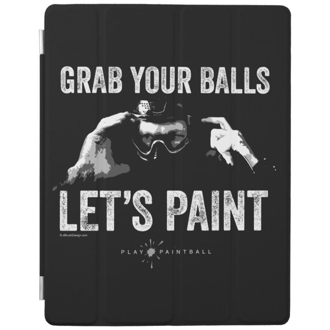 Paintball Let’s Paint iPad Smart Cover (Front)