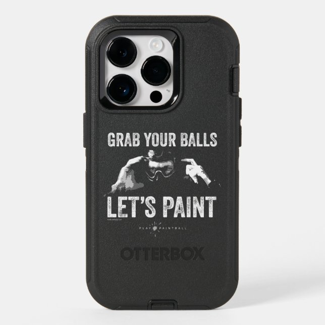 Paintball Let’s Paint Otterbox iPhone Case (Back)