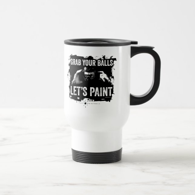 Paintball Let’s Paint Travel Mug (Right)